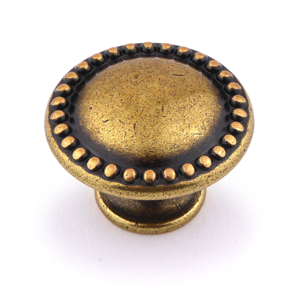 Knopf Ø 30mm Louis XVI Valenzia gold groß