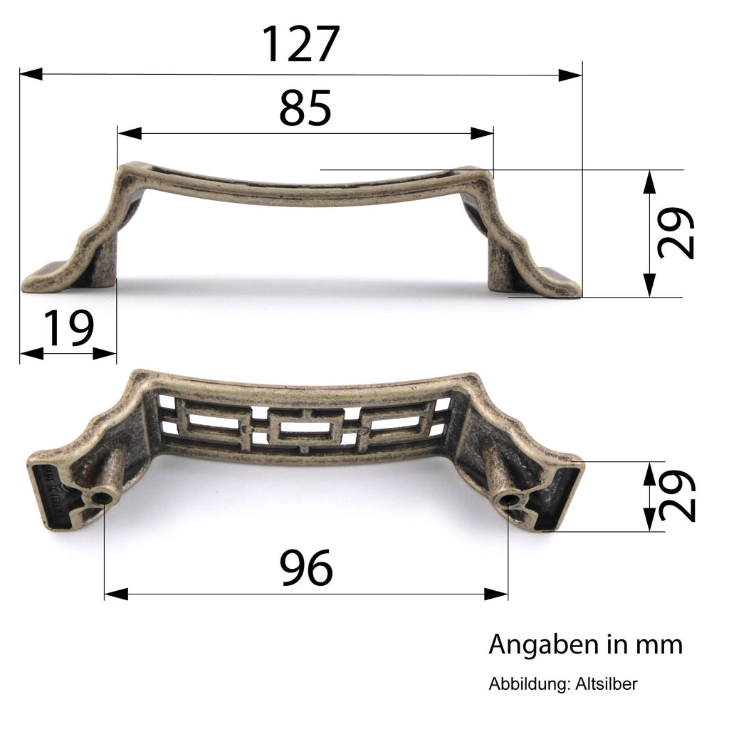 Möbelgriffe ASIA Chrom poliert klein