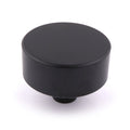 Möbelknopf Cast glatt Ø 33mm schwarz matt