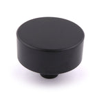 Möbelknopf Cast glatt Ø 33mm schwarz matt