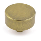 Möbelknopf Cast glatt Ø 33mm Vintage Gold