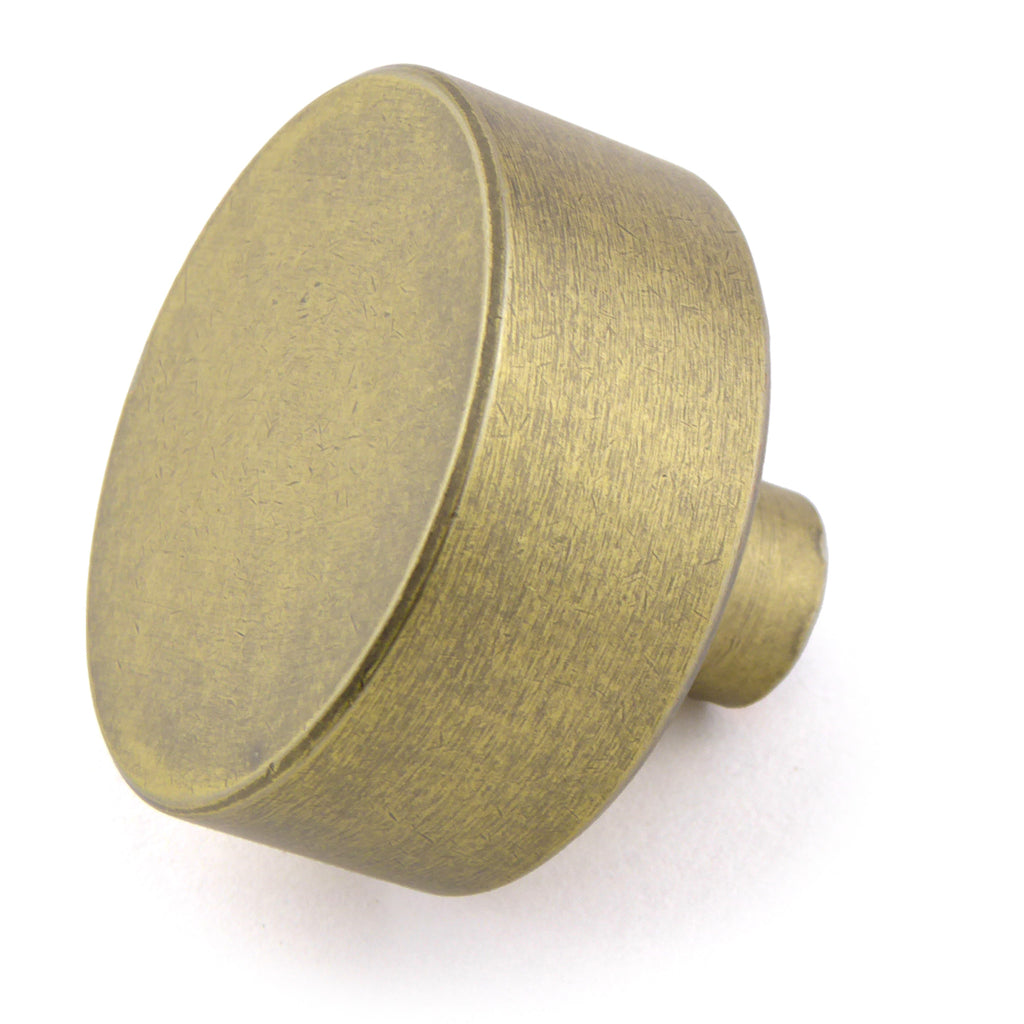 Möbelknopf Cast glatt Ø 33mm Vintage Gold