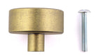 Möbelknopf Cast glatt Ø 33mm Vintage Gold