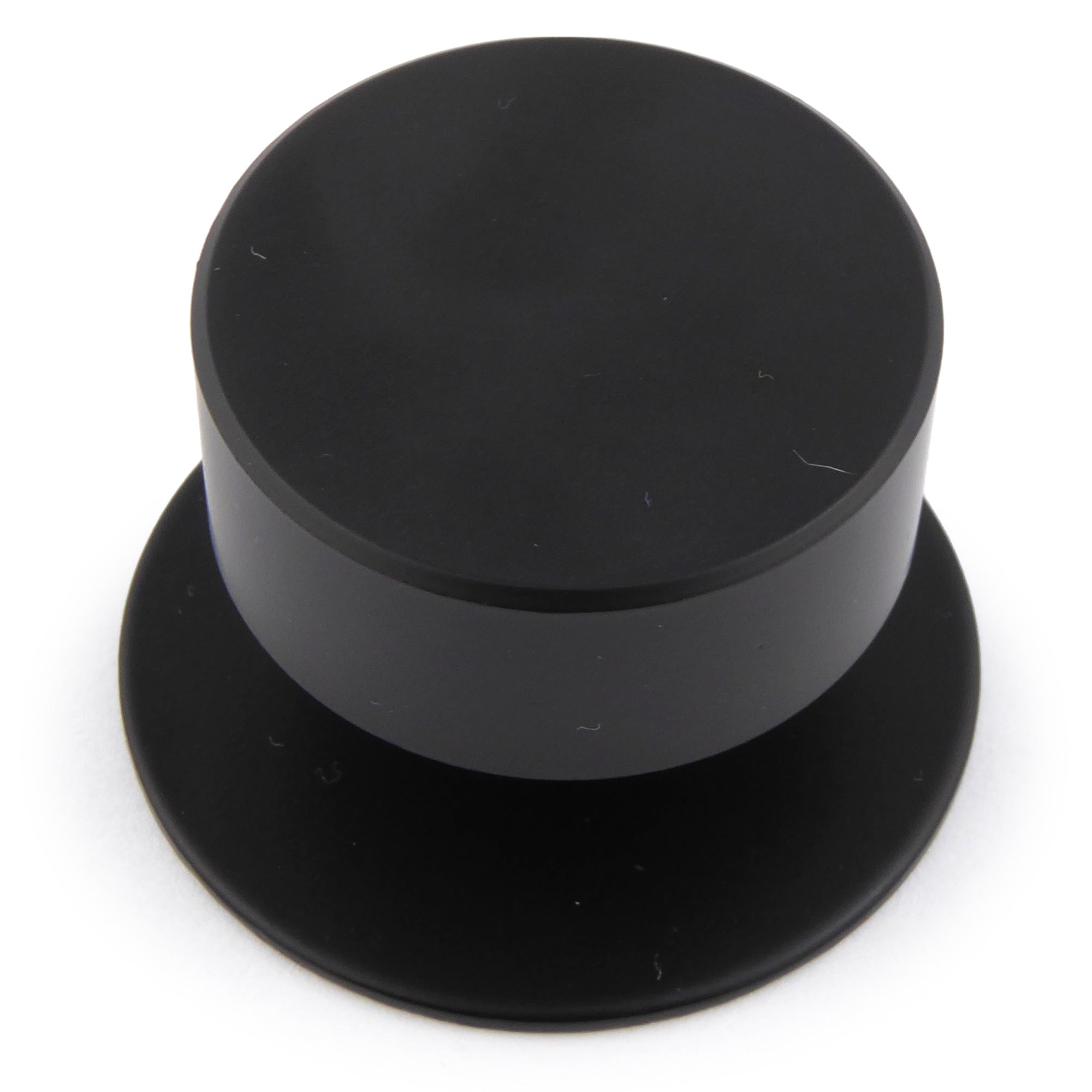 Möbelknopf Cast glatt Ø 33mm schwarz matt