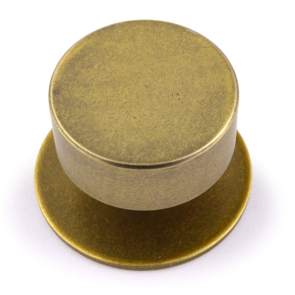 Möbelknopf Cast glatt Ø 33mm Vintage Gold
