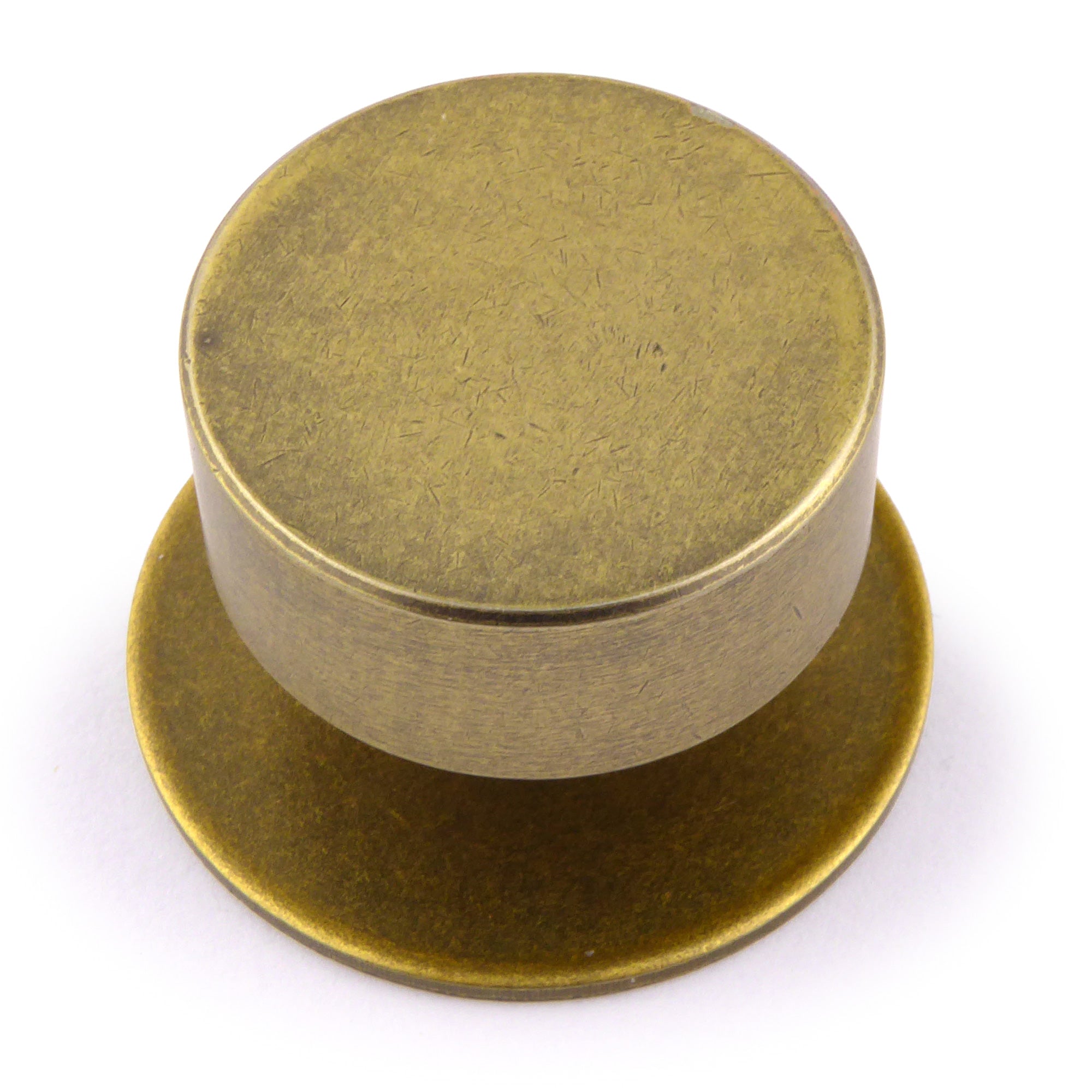 Möbelknopf Cast glatt Ø 33mm Vintage Gold