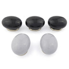 Potpourri Porzellanknöpfe oval Set 5-teilig