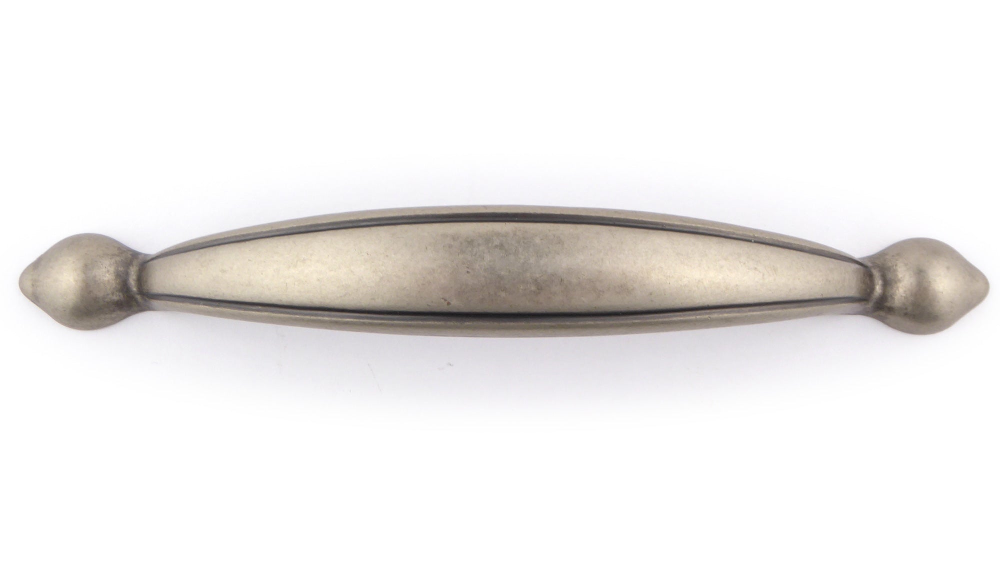 Griff Art déco silbern matt mittel