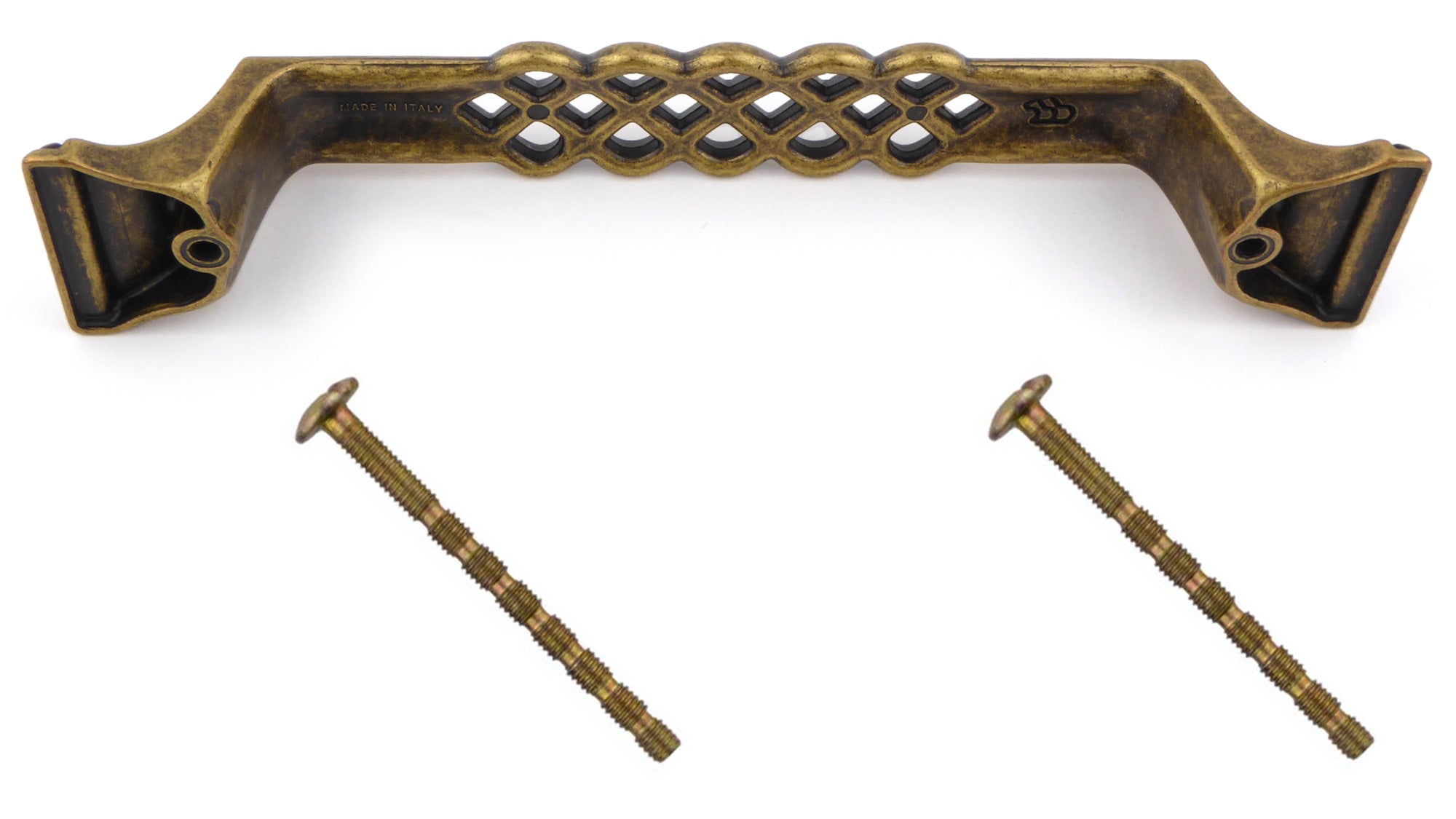 Möbelgriffe Arts - Crafts Messing Florence 166 mm