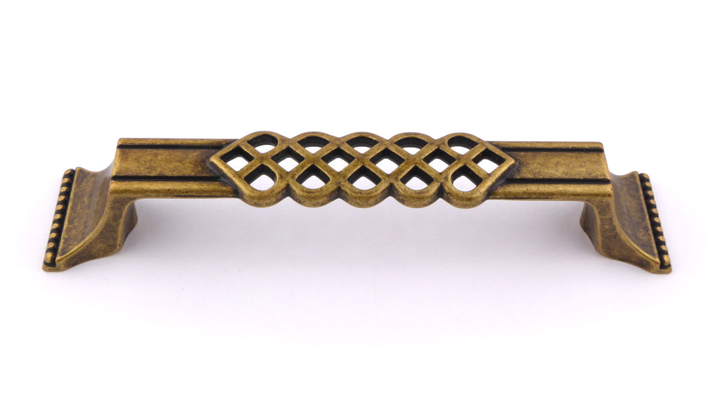 Möbelgriffe Arts - Crafts Messing Florence 166 mm