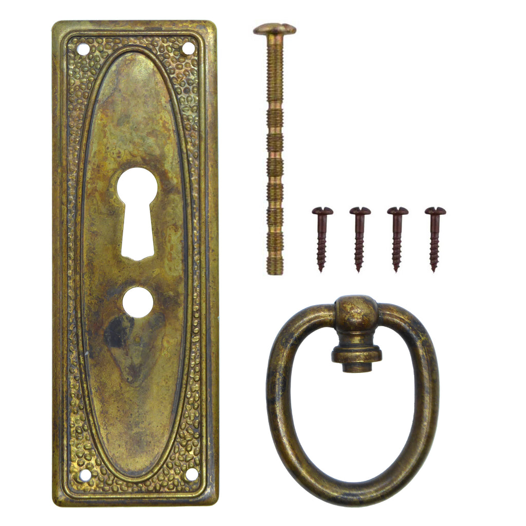 Zieher Regency Oval Messing Antik