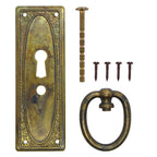 Zieher Regency Oval Messing Antik