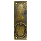 Zieher Regency Oval Messing Antik