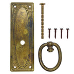 Zieher Regency Oval Messing Antik