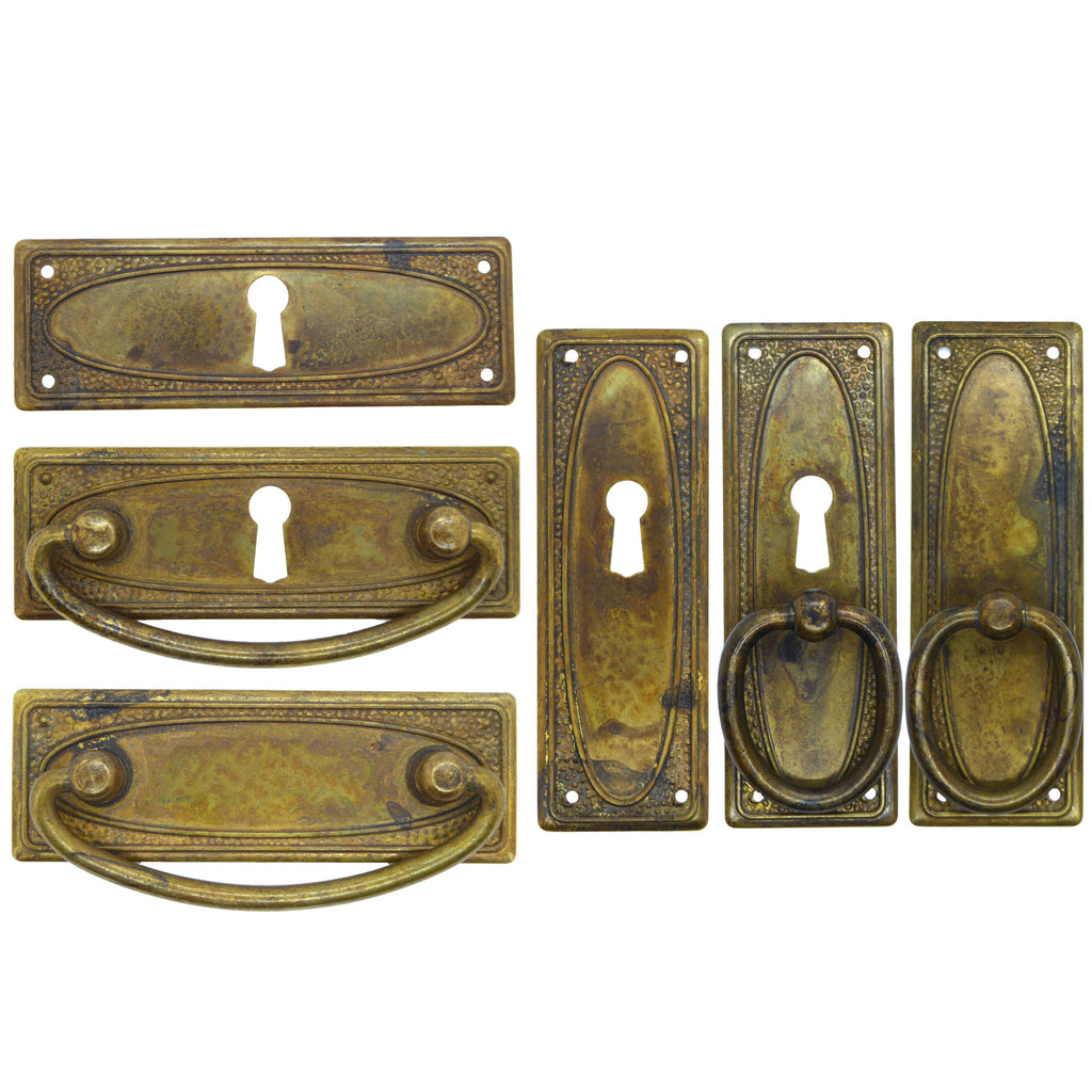 Zieher Regency Oval Messing Antik
