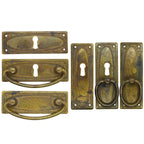 Zieher Regency Oval Messing Antik
