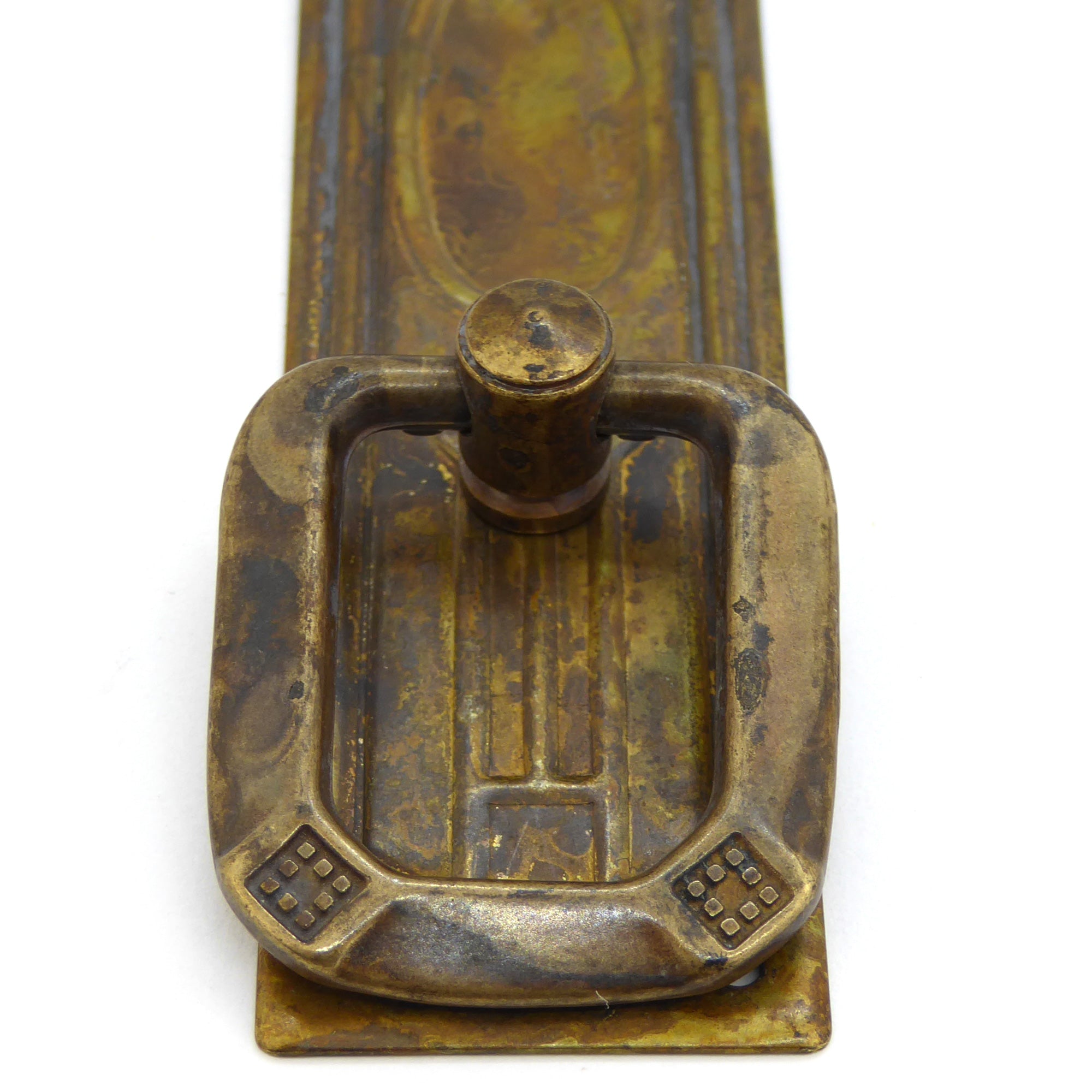Zieher Jugendstil Mackintosh Messing Antik hoch