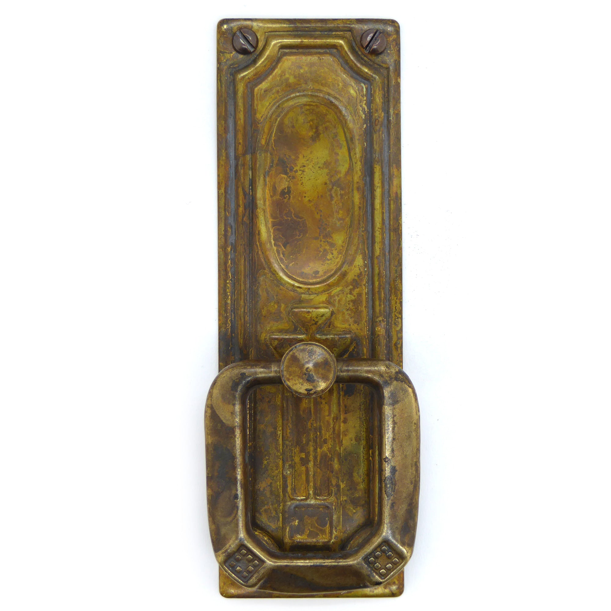 Zieher Jugendstil Mackintosh Messing Antik hoch