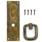 Zieher Jugendstil Mackintosh Messing Antik hoch