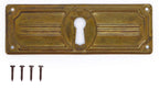 Schlüsselblatt Jugendstil Mackintosh quer