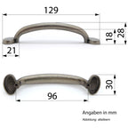 Möbelgriff Nuovo altsilbern