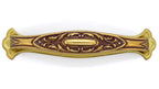 Griff Jugendstil Art déco Gold poliert