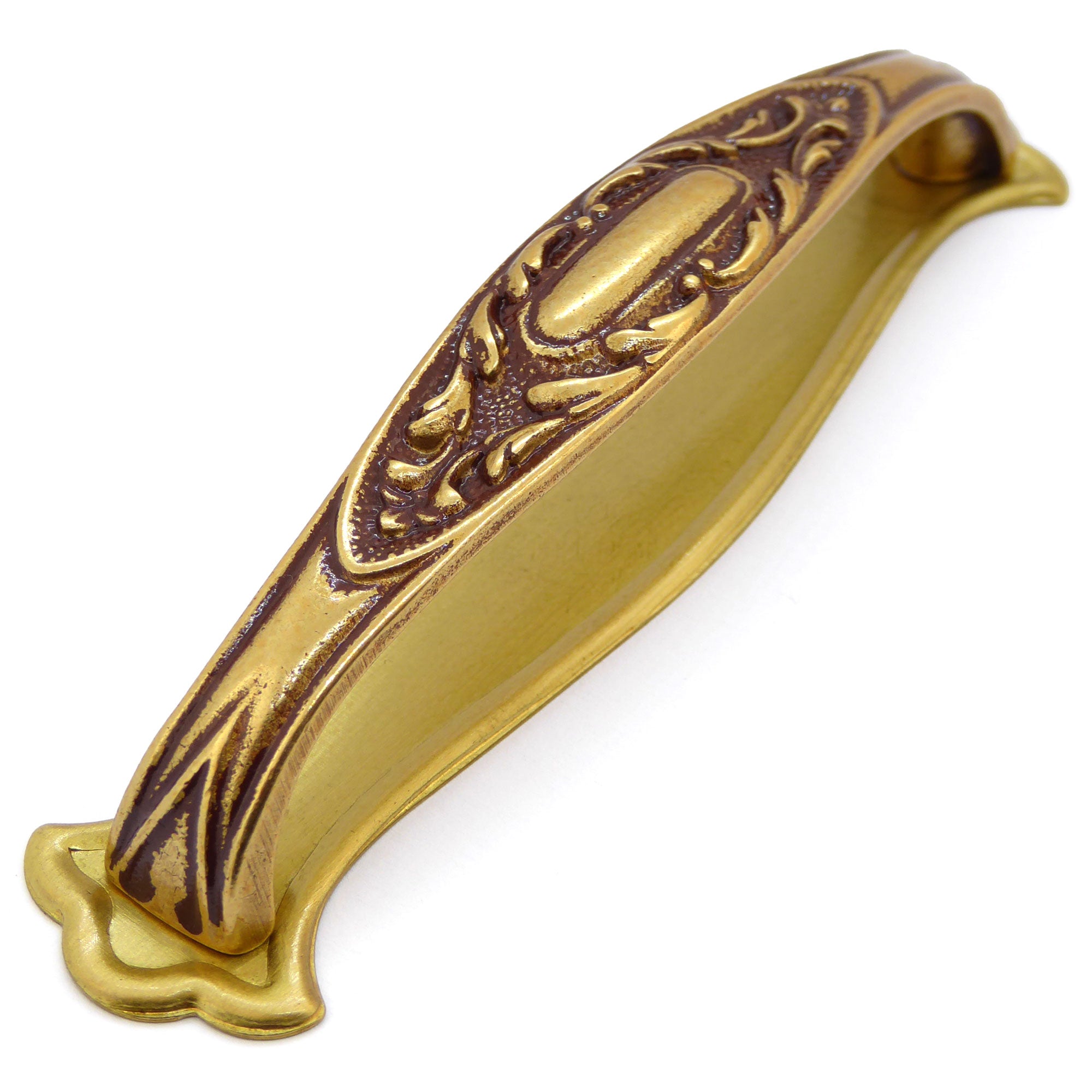 Griff Jugendstil Art déco Gold poliert