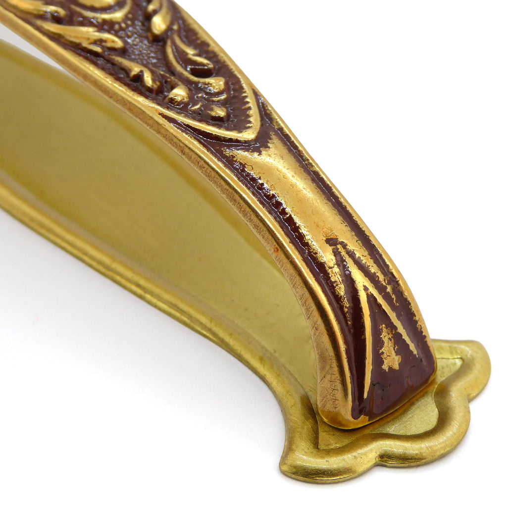 Griff Jugendstil Art déco Gold poliert