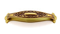 Griff Jugendstil Art déco Gold poliert