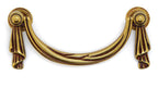 Griff mit Hängern Louis XVI Patiné golden groß
