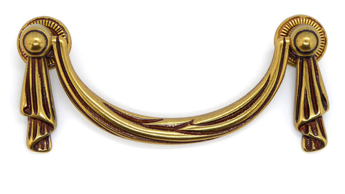 Griff mit Hängern Louis XVI Patiné golden groß