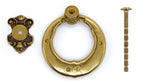 Ringzieher Louis XV Patiné golden groß