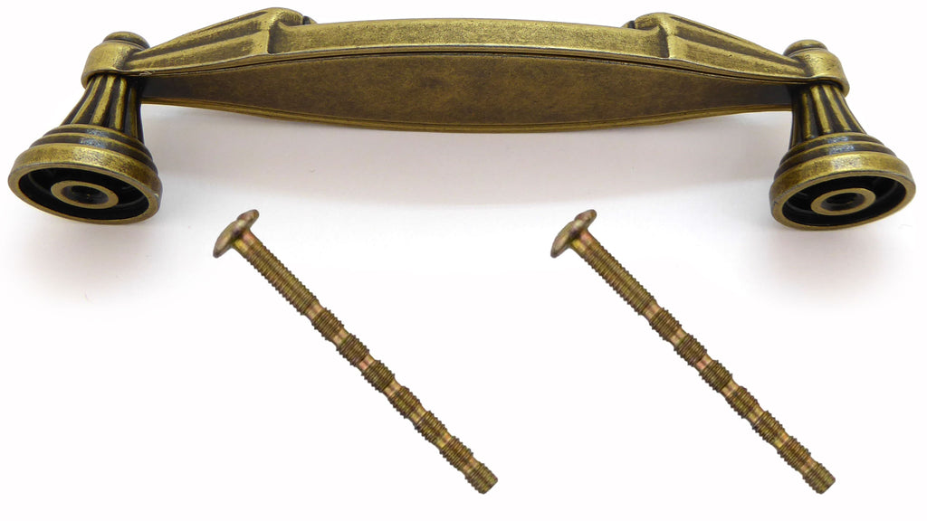 Landhausstil Möbelgriffe VENEZIA klein mit Porzellan-Inlay creme Florence